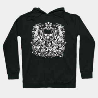 skull grunge Hoodie